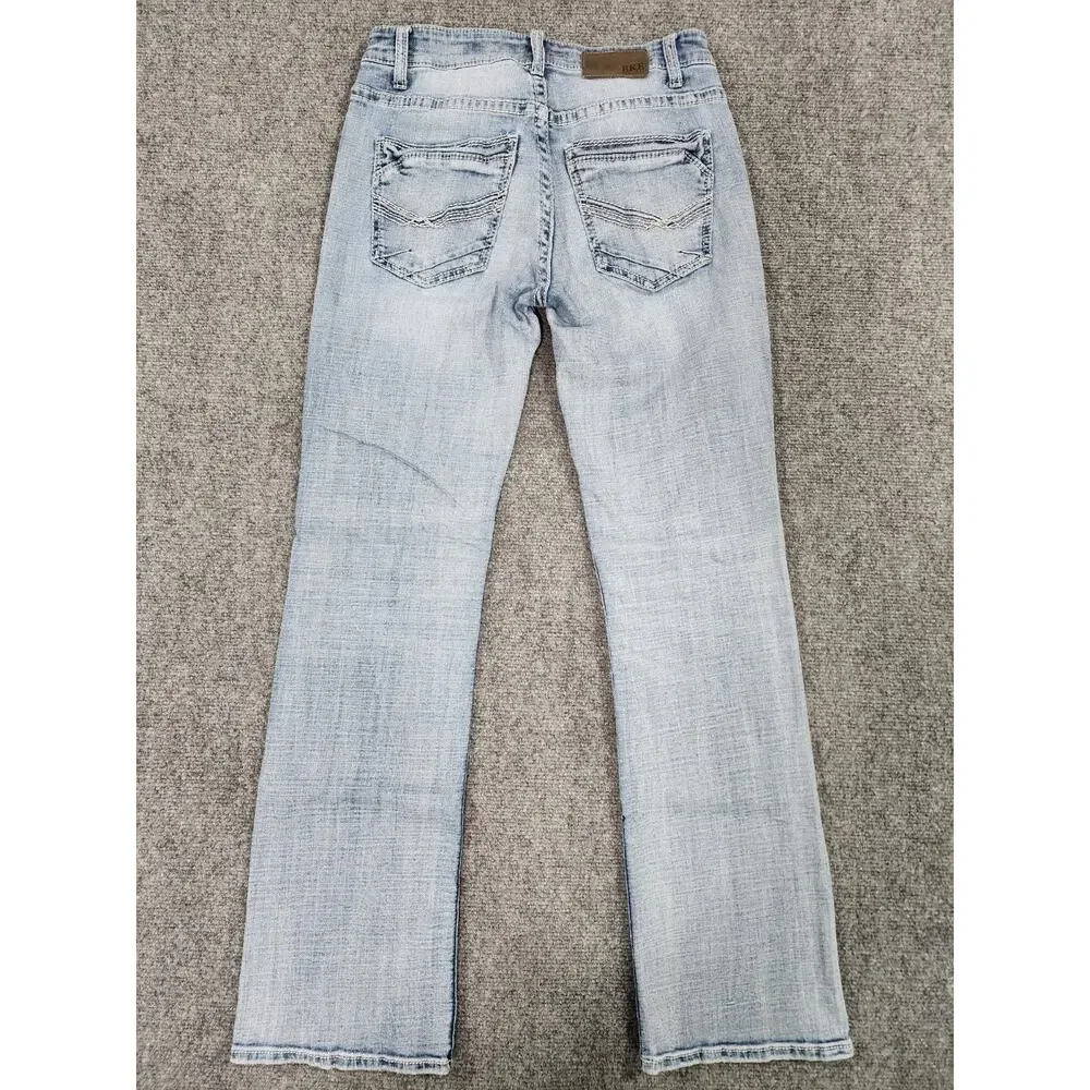 BKE Aiden Men's 30x32 Slim Fit Bootcut Stretch Blue Jeans Arty GBS21285
